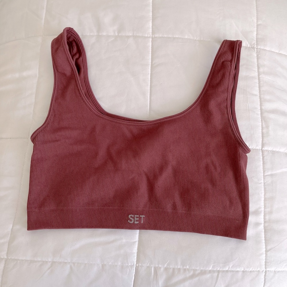 Set Active Square Neck Sports Bra